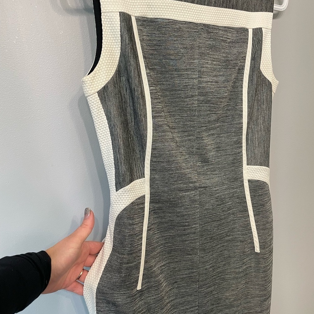 Women’s O’2nd Midi white and grey dress size 4 - Picture 6 of 7